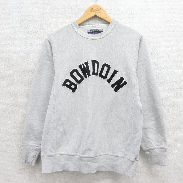 チャンピオン 00s リバースウィーブ長袖 BOWDOING グレー メンズM相当 | 古着