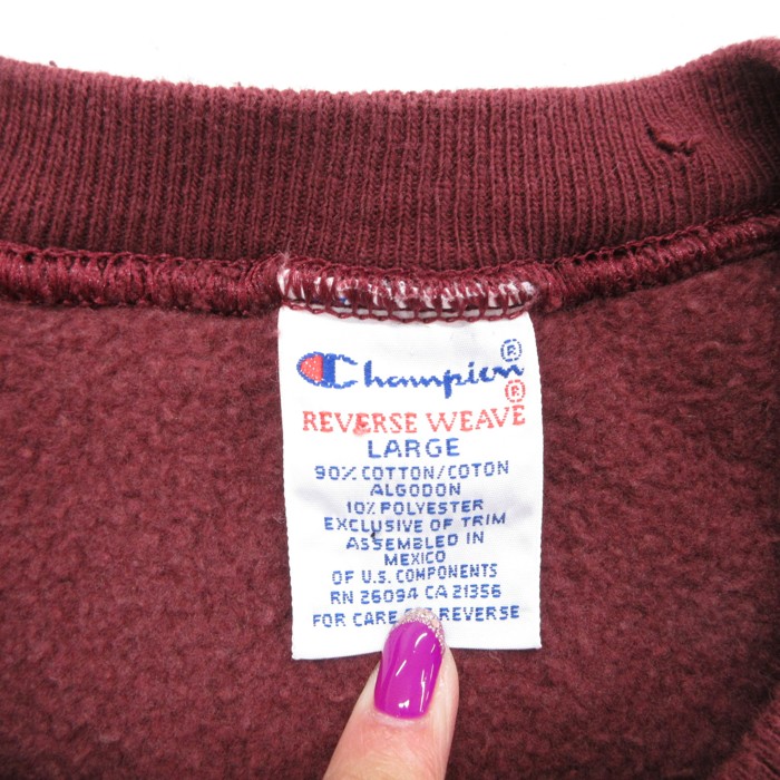 古着通販 L☆古着 チャンピオン Champion 長袖 チャンピオンリバース
