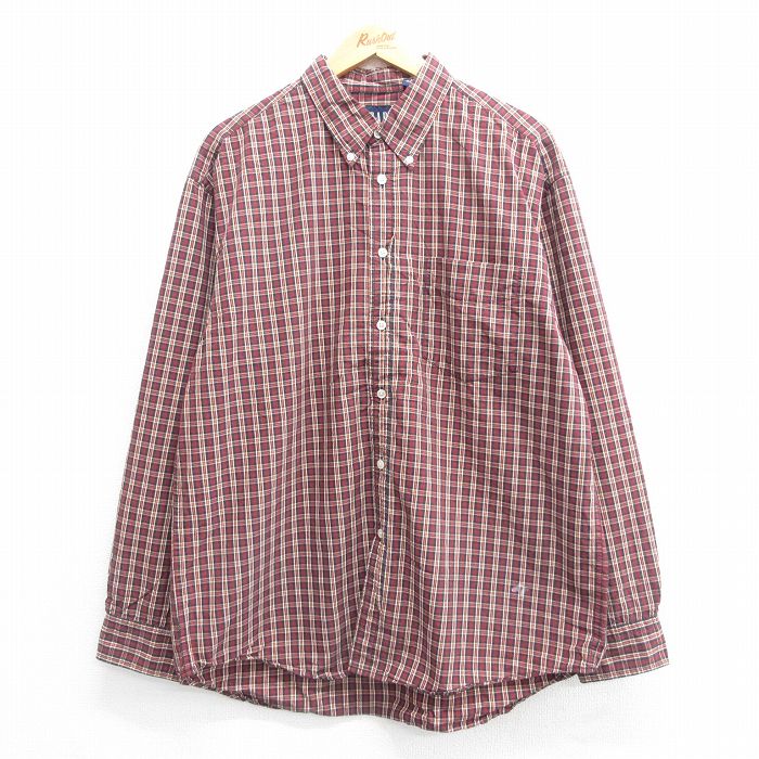 ギャップ 00s 長袖シャツ レッドチェック XL | 古着
