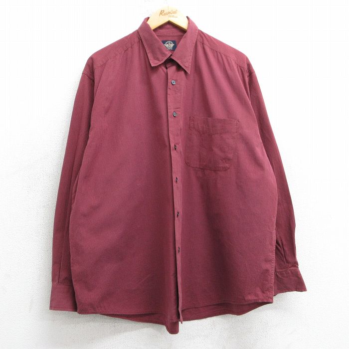 ドッカーズ 長袖シャツ レッドチェック XL | 古着