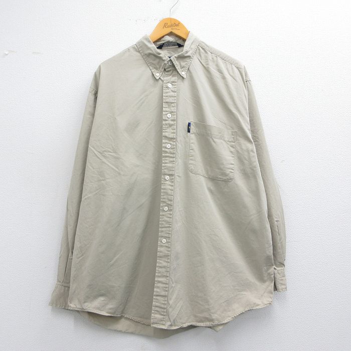 ノーティカ 90s 長袖シャツ ベージュ XL | 古着