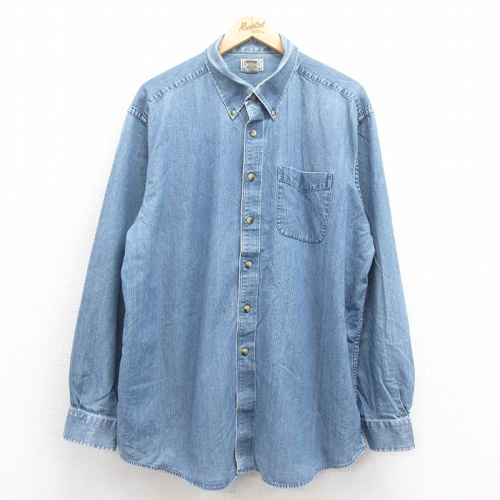 エルエルビーン 00s 長袖シャツ ネイビー XL | 古着