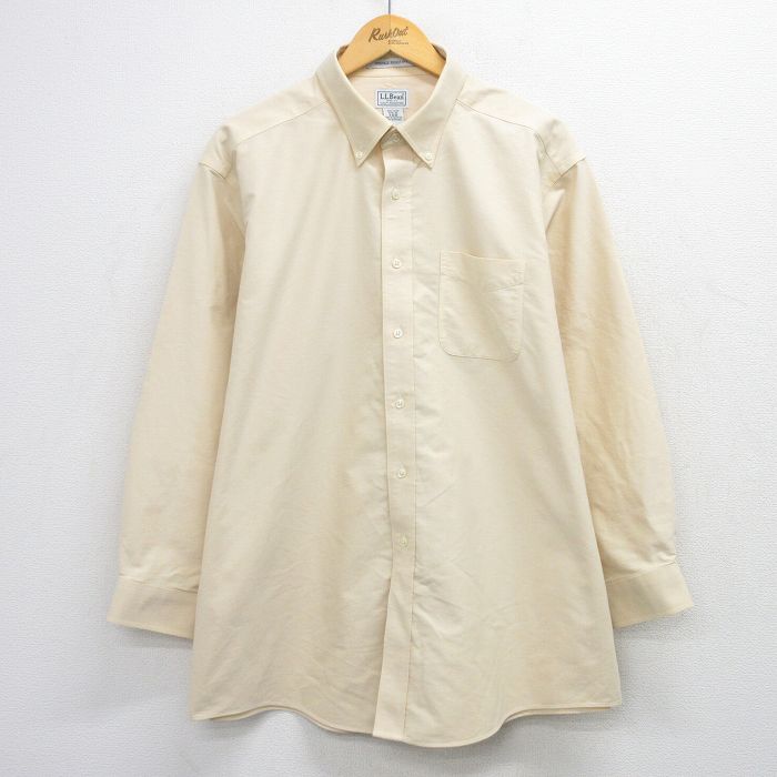 【20%OFF】エルエルビーン 00s 長袖シャツ イエロー XL | 古着