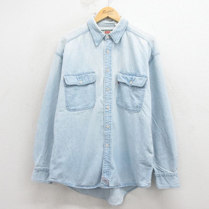 リーバイス 00s 長袖シャツ ネイビー XL | 古着