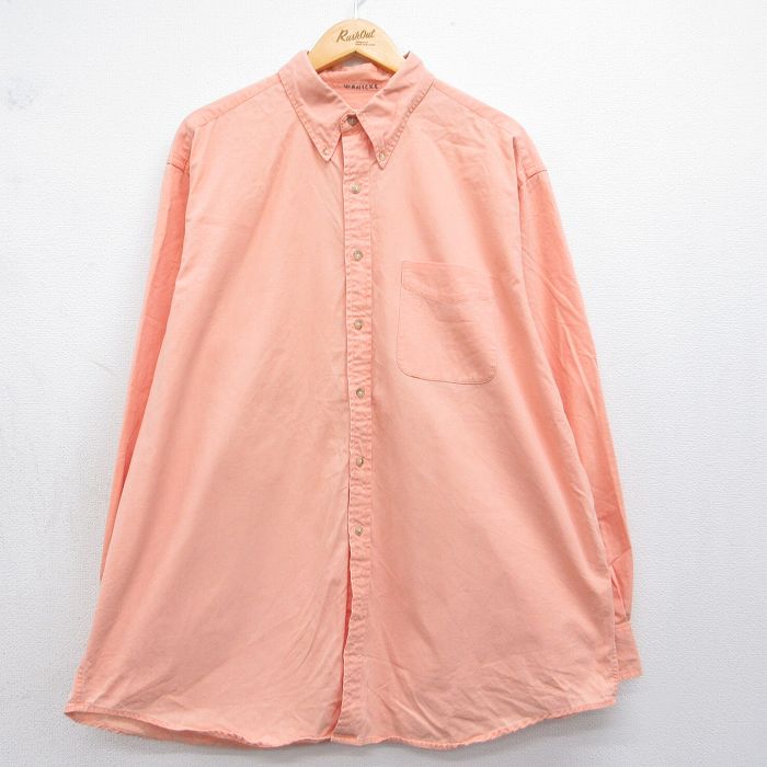 ブルックスブラザーズ 90s 長袖シャツ オレンジ XL | 古着