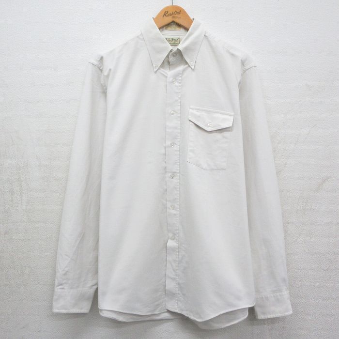 エルエルビーン 80s 長袖シャツ ホワイト XL | 古着