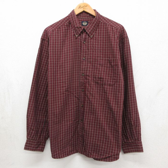 ドッカーズ 長袖シャツ チェック レッド XL | 古着