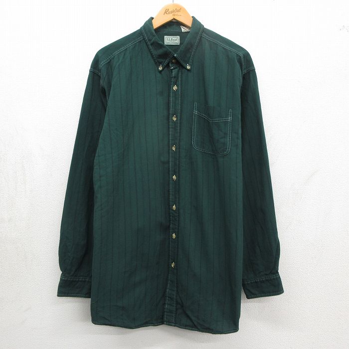 エルエルビーン 00s 長袖シャツ グリーン XL | 古着