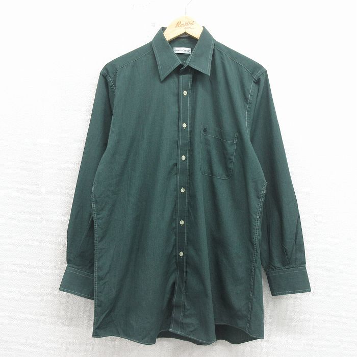 ピエールカルダン 90s 長袖シャツ グリーン L | 古着
