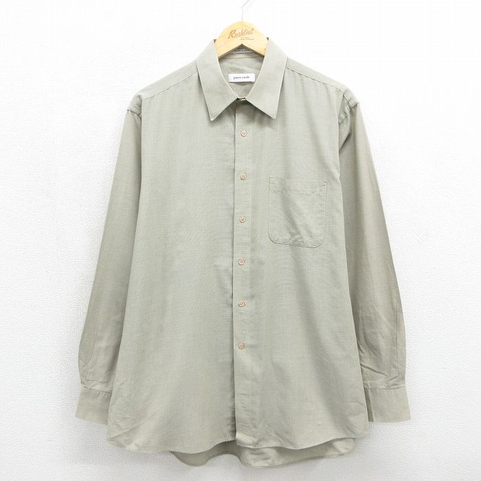 ピエールカルダン 長袖シャツ カーキ メンズXL相当 | 古着