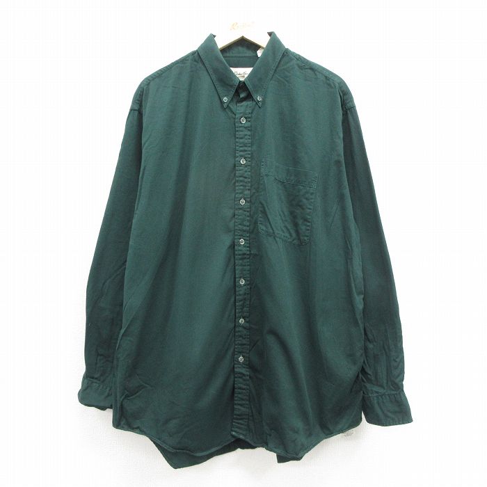 エディーバウアー 00s 長袖シャツ グリーン メンズXL相当 | 古着