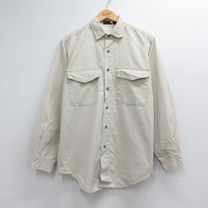 パタゴニア 00s 長袖シャツ ベージュ メンズL相当 | 古着