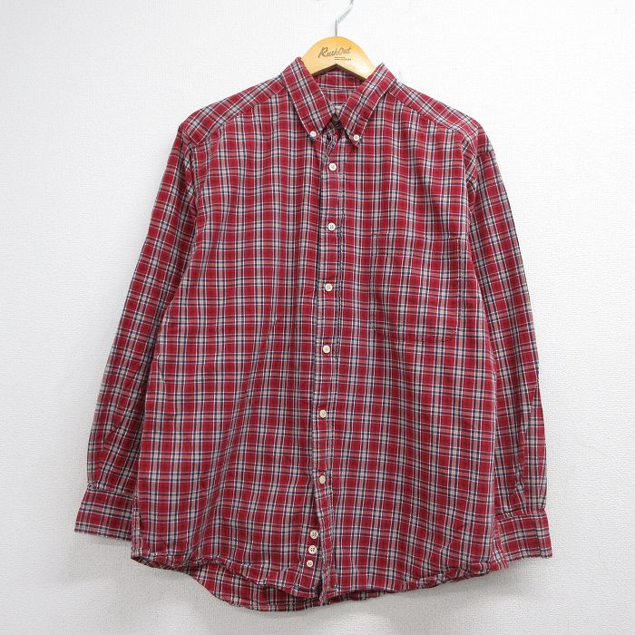 エディーバウアー 00s 長袖シャツ レッドチェック メンズL相当 | 古着