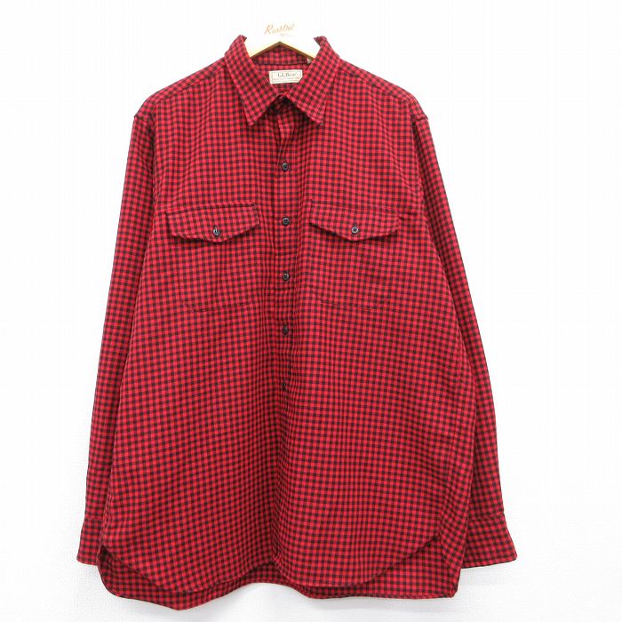 エルエルビーン 90s 長袖シャツ チェック メンズXL相当 | 古着