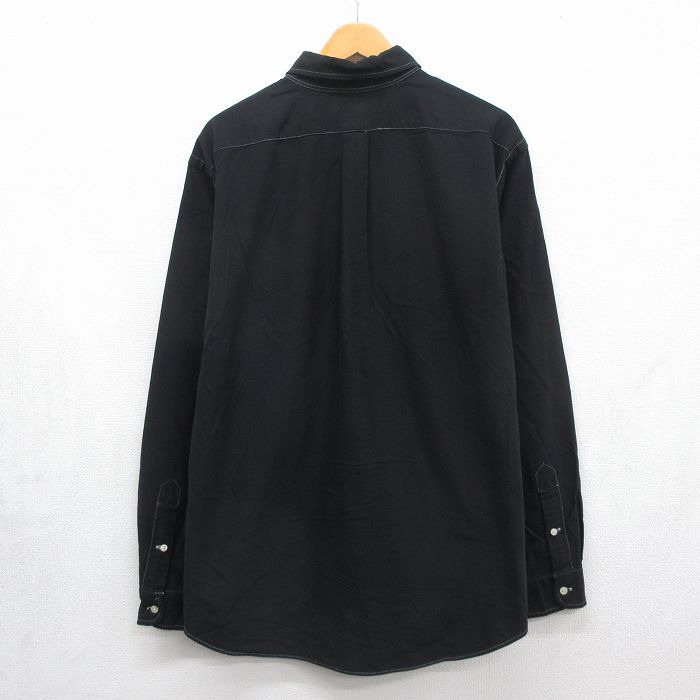 古着通販 XL☆古着 ラルフローレン 長袖 ブランド シャツ メンズ 90
