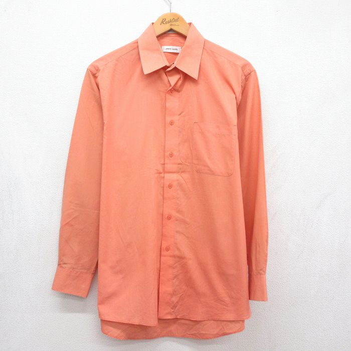 ピエールカルダン 00s 長袖シャツ オレンジ メンズL相当 | 古着