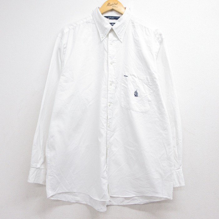 ノーティカ 90s 長袖シャツ ホワイト XL | 古着 26aug26