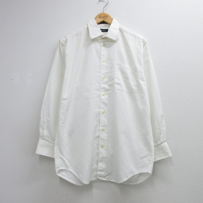 ノーティカ 長袖シャツ ホワイト メンズL相当 | 古着
