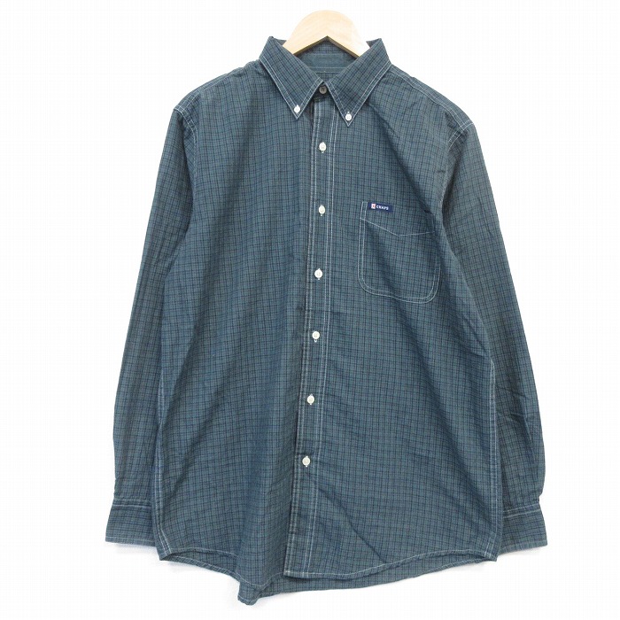 チャップス 90s 長袖シャツ グリーンチェック メンズL相当 | 古着