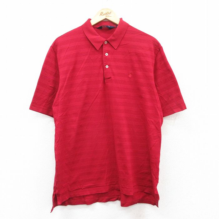 ラルフローレン 90s 半袖ポロシャツ ワンポイント レッド XL | 古着