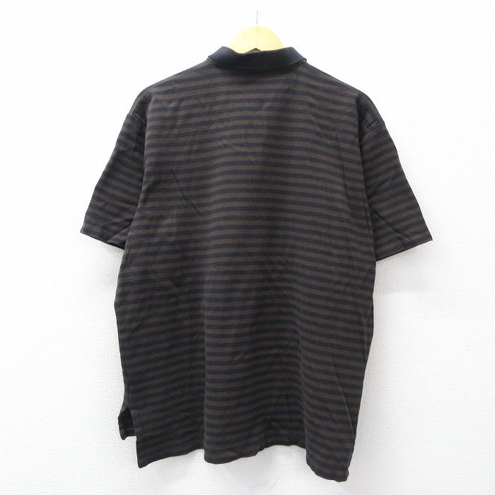 90s USA製　ラルフローレン　Tシャツ　ブラック　鹿の子　XL 古着通販 XL☆古着 ラルフローレン 半袖 ブランド ポロ シャツ メンズ