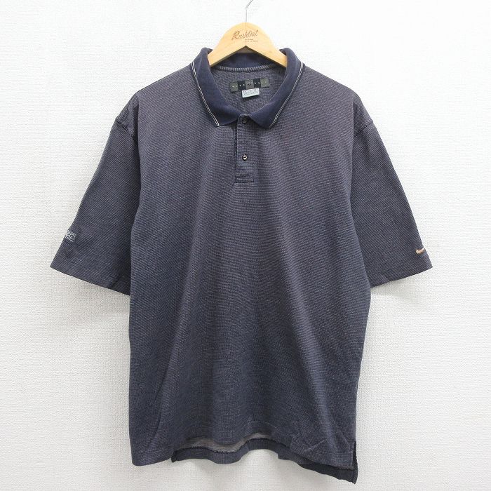 ナイキ 半袖ポロシャツ フォード ネイビー XL | 古着
