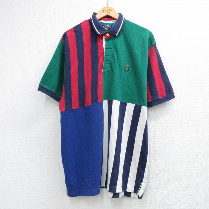 ラルフローレン 80s 半袖ポロシャツ ワンポイントロゴ グリーン XL | 古着