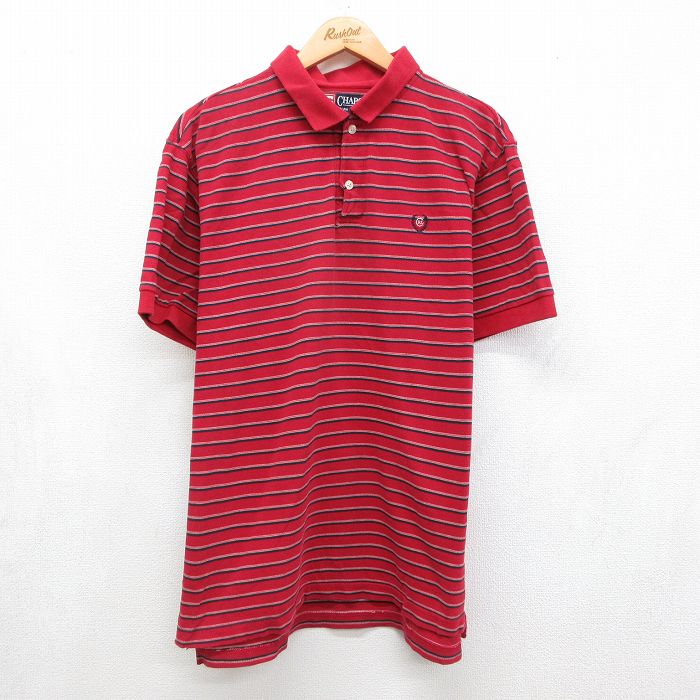 ラルフローレン 90s 半袖ポロシャツ ワンポイントロゴ レッド メンズXL相当 | 古着
