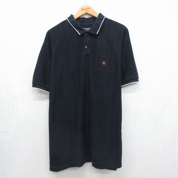 ラルフローレン 90s 半袖ポロシャツ ワンポイントロゴ ネイビー メンズXL相当 | 古着