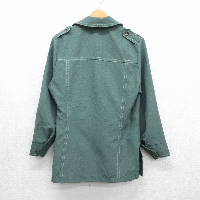 古着通販 M☆古着 長袖 シャツ ジャケット メンズ 70年代 70s 開襟