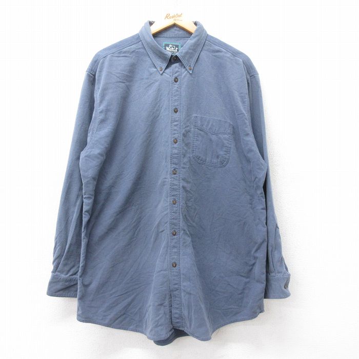 ウールリッチ 00s 長袖ヘビーフランネルシャツ グレー XL | 古着