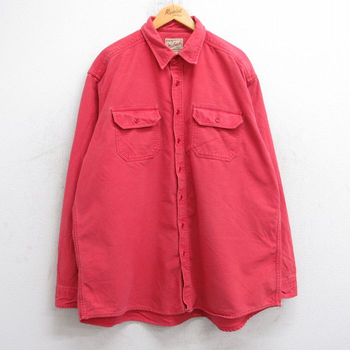 ウールリッチ 00s 長袖フランネルシャツ レッド XL | 古着