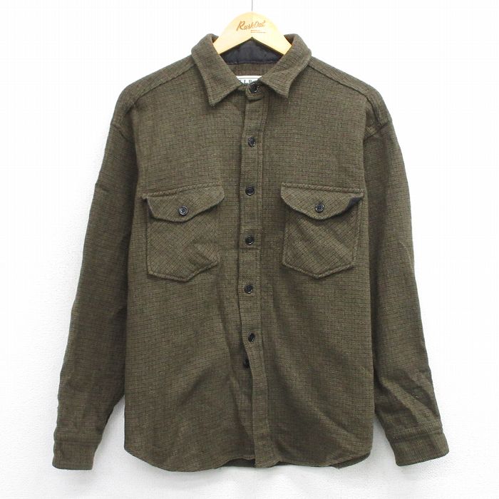 【20%OFF】エルエルビーン 80s 長袖シャツ グリーンチェック XL | 古着