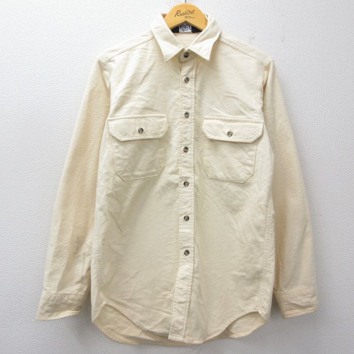 【20%OFF】ウールリッチ 90s 長袖フランネルシャツ イエロー M | 古着