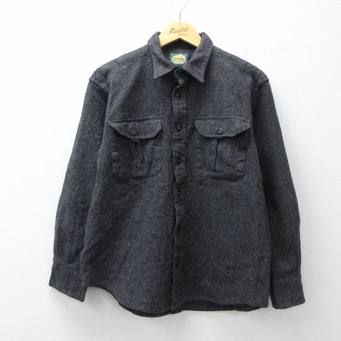 カベラス 00s 長袖シャツ 霜降り グレー L | 古着