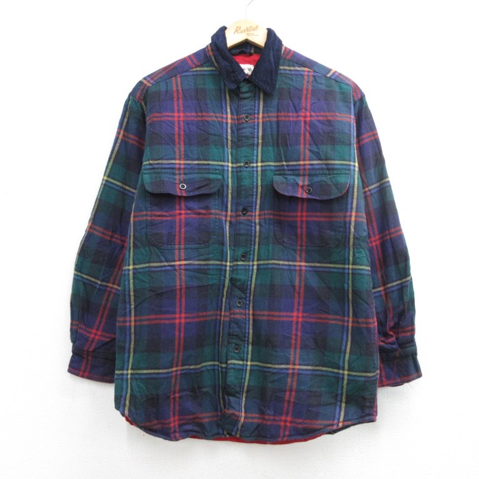 J.CREW 90s 長袖シャツ フランネル チェック メンズM相当 | 古着