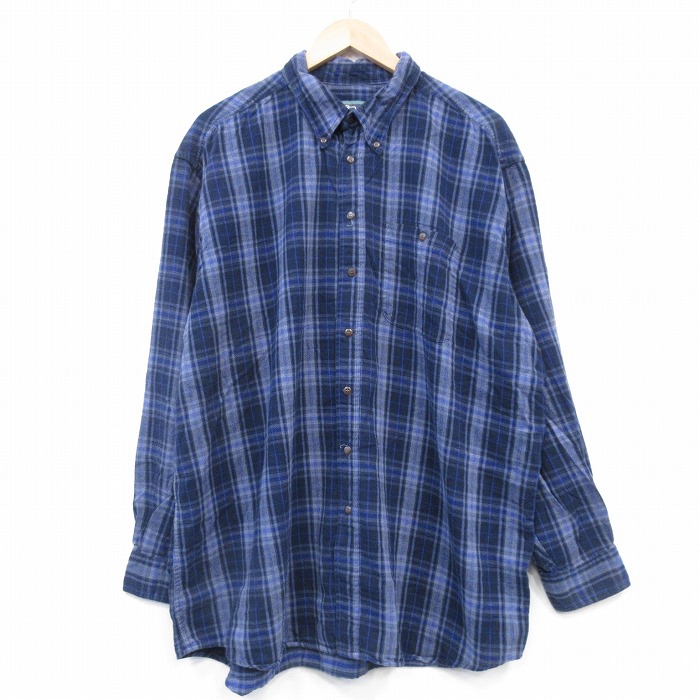 【20%OFF】ウールリッチ 00s 長袖シャツ チェック ブルー XL | 古着