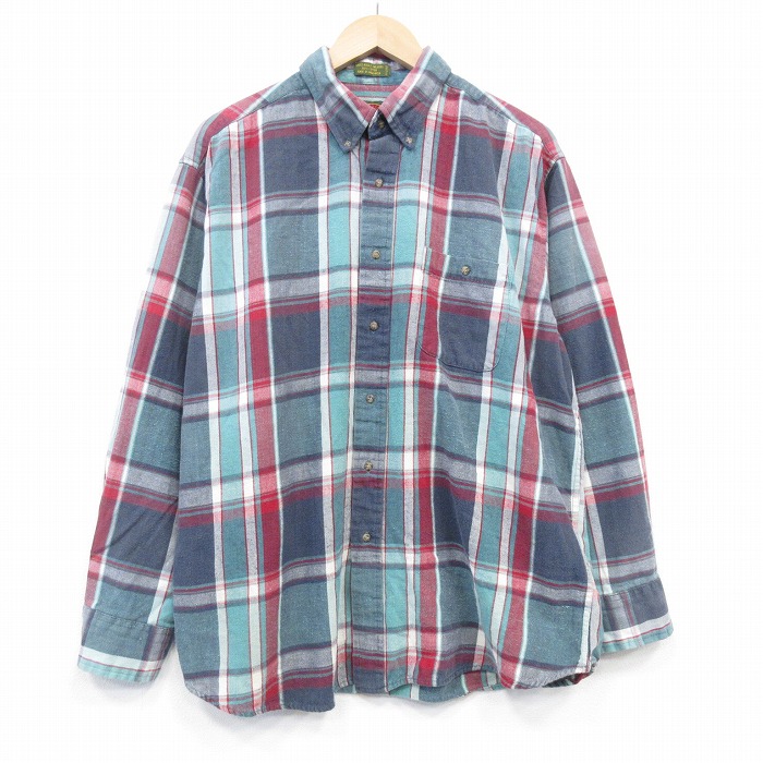 【20%OFF】ボストントレーダーズ 00s 長袖シャツ チェック ネイビー XL | 古着
