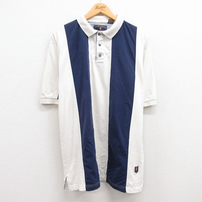 【50%OFF】00s 半袖ポロシャツ ホワイト XL | 古着
