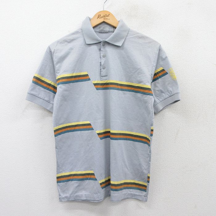 スポルディング 90s 半袖ポロシャツ グレー M | 古着