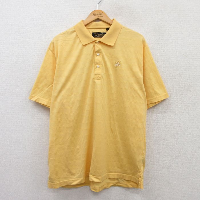 半袖ポロシャツ イエロー XL | 古着