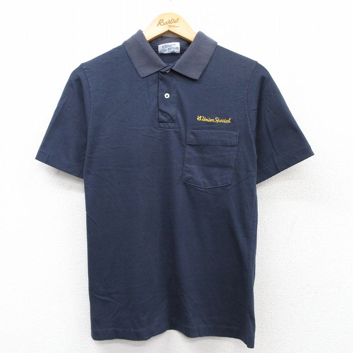 ヘインズ 90s 半袖ポロシャツ Union Special ネイビー S | 古着