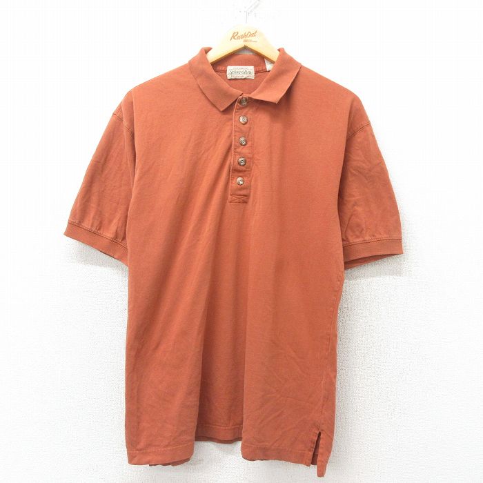【50%OFF】セントジョンズベイ 00s 半袖ポロシャツ ブラウン L | 古着