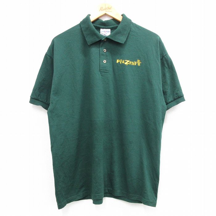 ジャージーズ 00s 半袖ポロシャツ PIEZONIS グリーン L | 古着
