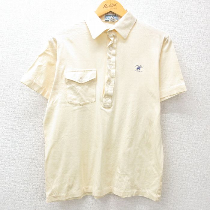 00s 半袖ポロシャツ ビバリーヒルズ ベージュ L | 古着