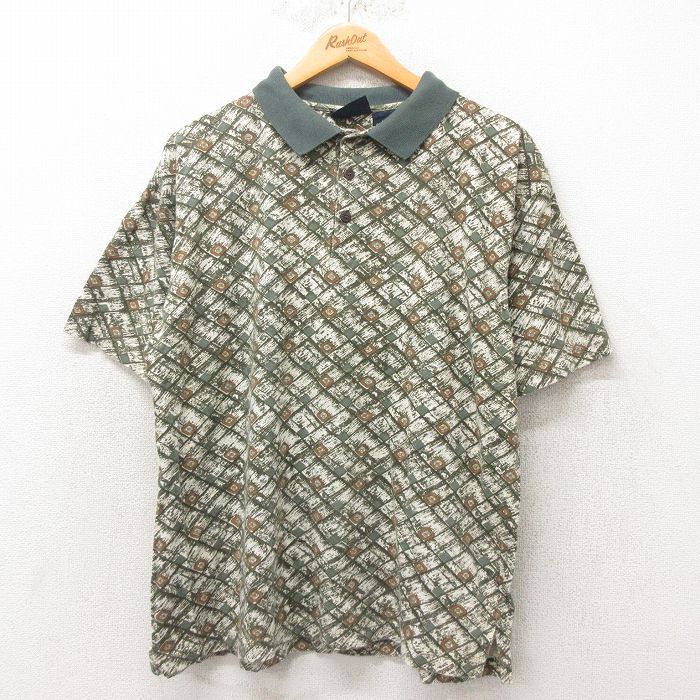 00s 半袖ポロシャツ ベージュ L | 古着