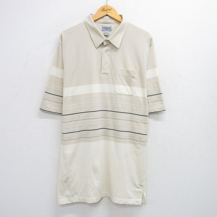 半袖ポロシャツ ベージュ XL | 古着