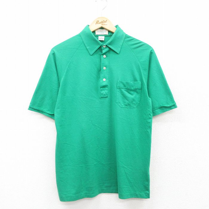 【50%OFF】アロー 90s 半袖ポロシャツ グリーン M | 古着