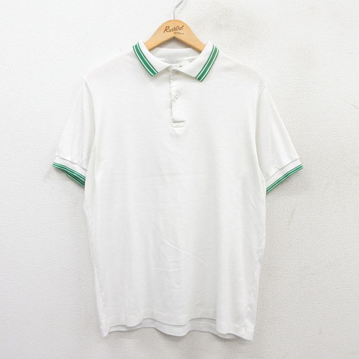 ポロシャツ ホワイト L | 古着