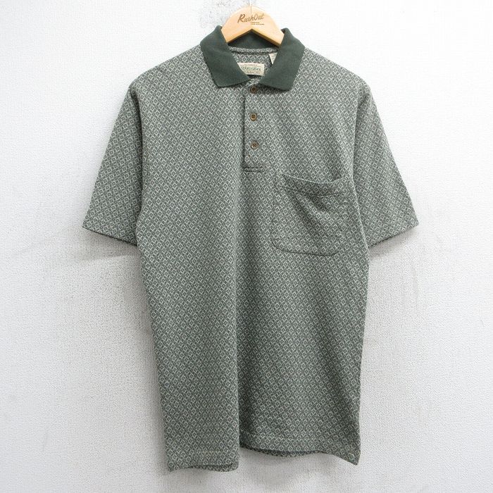 【50%OFF】セントジョンズベイ 00s 半袖ポロシャツ グリーン M | 古着